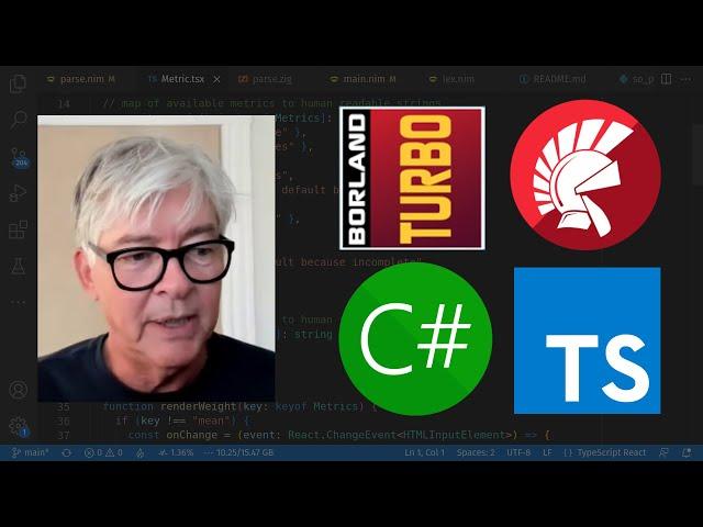 From Turbo Pascal to Delphi to C# to TypeScript, an interview with PL legend Anders Hejlsberg