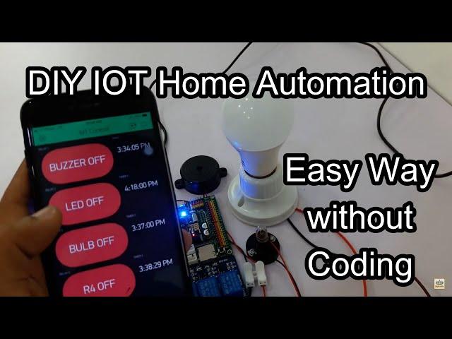 DIY IOT Smart Home Automation System Kit with Blynk | MA-01 - ESP8266 | Timer Control with Blynk