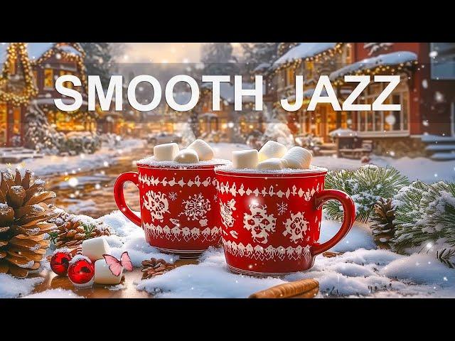 Smooth Jazz Coffee Music  Gentle November Jazz Music & Christmas Bossa Nova Piano for Holiday Vibes