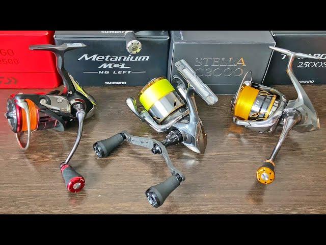 Тюнинг рыболовных катушек  Обзор кнобов и ручек GOMEXUS для Daiwa и Shimano