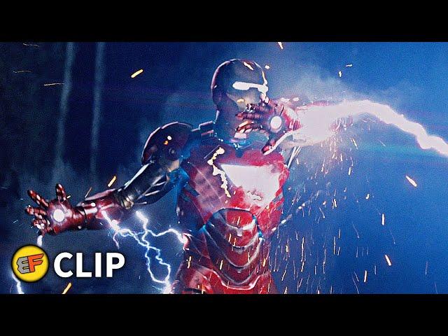 Iron Man vs Thor - "Doth Mother Know You Weareth Her Drapes" Scene | The Avengers (2012) Movie Clip