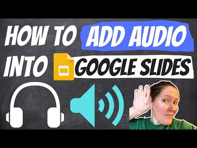 How to Add Audio into a Google Slides (from a Chrome Book)