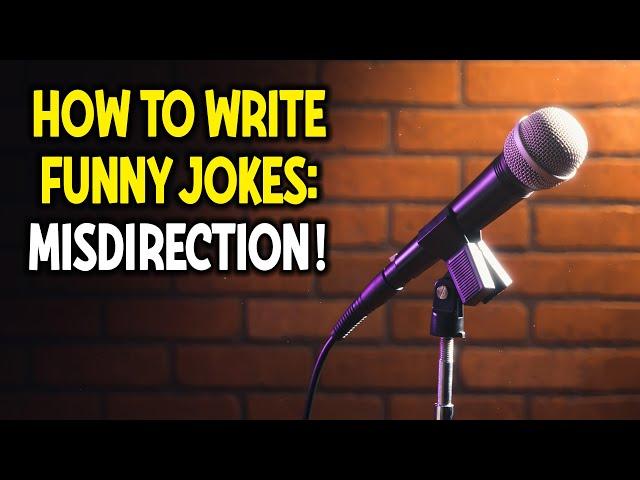 How To Write Hilarious One-Liner Jokes Using Misdirection! ↪️