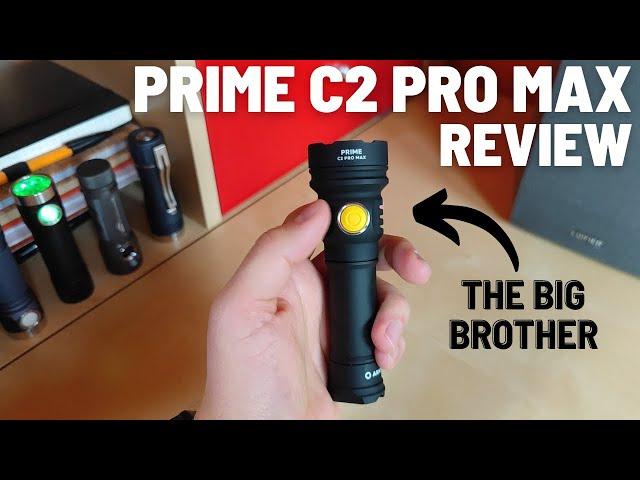 Armytek Prime C2 Pro Max Review - Finally Flashlight with Good Power!