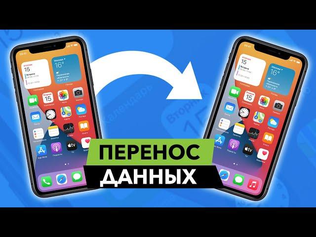 Как перенести данные с Айфона на Айфон? (ПРОСТОЙ СПОСОБ) iPhone/iPad