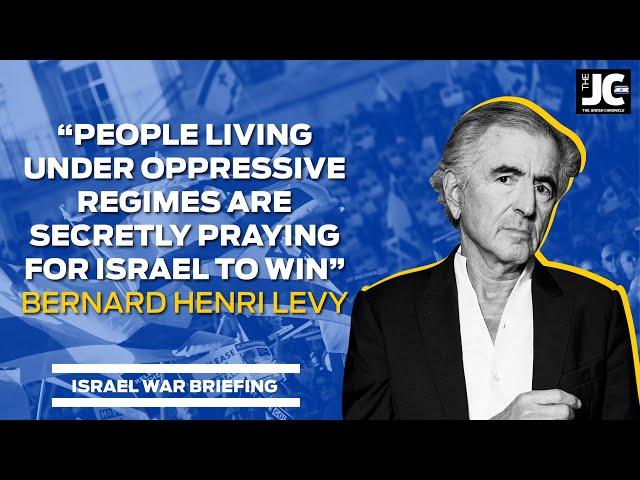 Bernard-Henri Lévy talks about his new book, Israel Alone