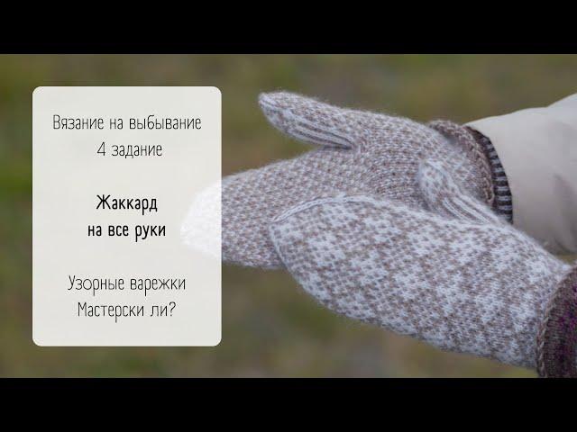 Варежки тотал-жаккардом / На все руки / #внв_5 Четвертая неделя игры