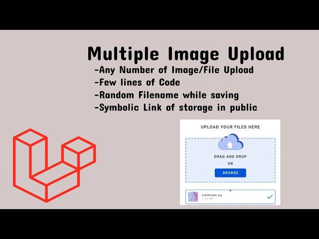 Laravel Upload Multiple Images and Files | Make Storage Link | Laravel 10