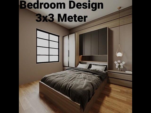 3dsmax Animation Interior Ideas Bedroom Design 3x4 | Jasa Animasi 3D #Shorts