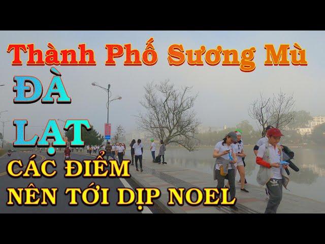 Du lịch Đà Lạt dịp này ngắm thành phố sương mù, khách thích thú đi dạo ngắm sương sớm
