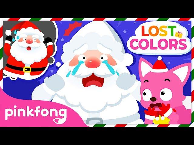 [NEW] Santa's Color Is Gone | Learn Colors | Colors for Kids | Pinkfong Official