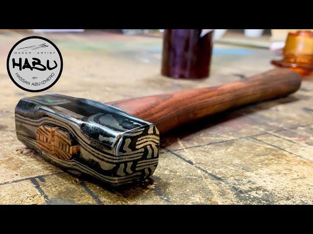 HABU \\ Forging A Wild Damascus Hammer