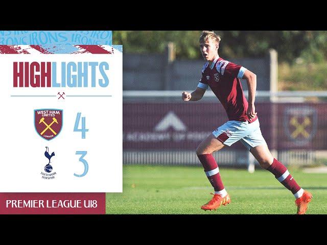 West Ham 4-3 Spurs | Late Mubama Double Seals Derby Win in Seven-Goal Thriller | U18 Premier League