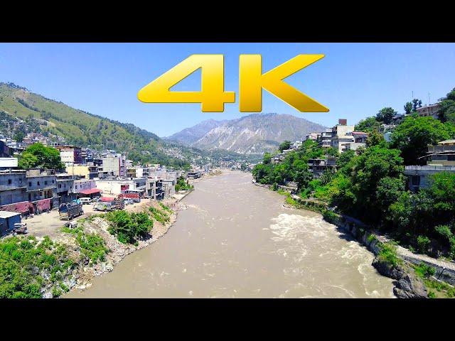 【4K UHD】Muzaffarabad City Marketplace Walk Tour | Azad Jammu Kashmir