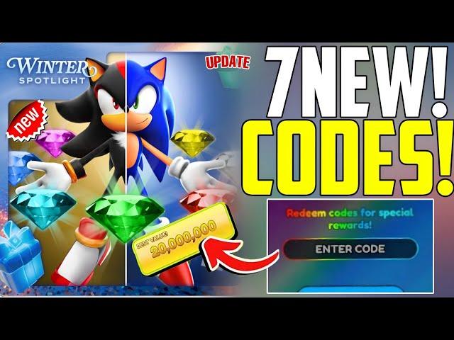  UPDATE  NEWSONIC SPEED SIMULATOR ROBLOX CODES 2024 - SONIC SPEED CODES