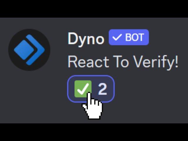 Create Discord Verification System Using Dyno Bot