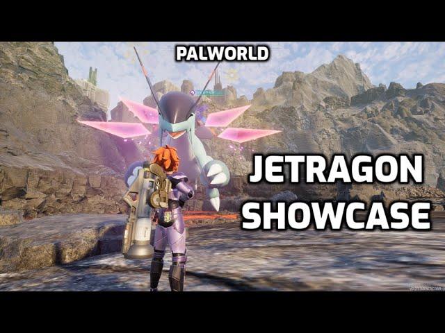 Palworld: Jetragon Showcase | Hard Mode Victor & Saya | Bellanoir Libero (Ultra) & Blazamut Ryu