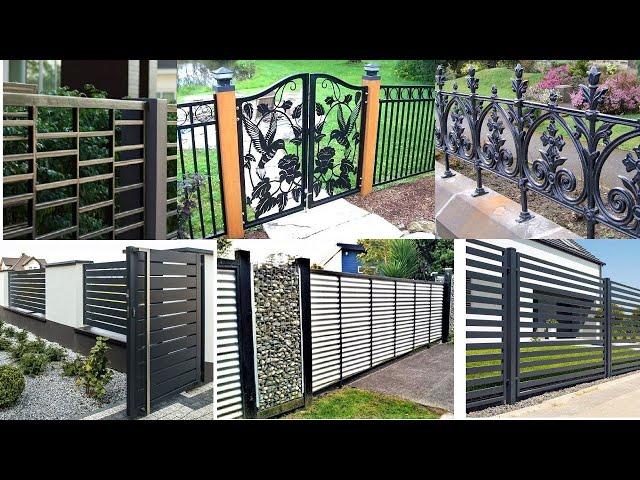 modern metal fence design ideas 3