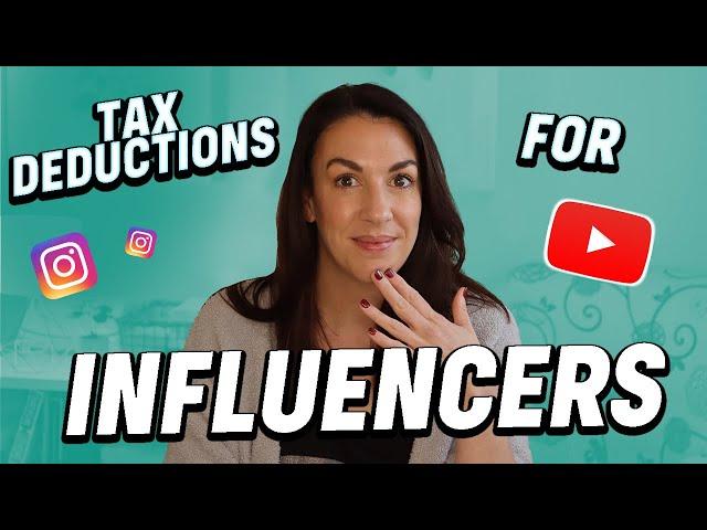 Tax Deductions for Influencers, Youtubers, and Content Creators