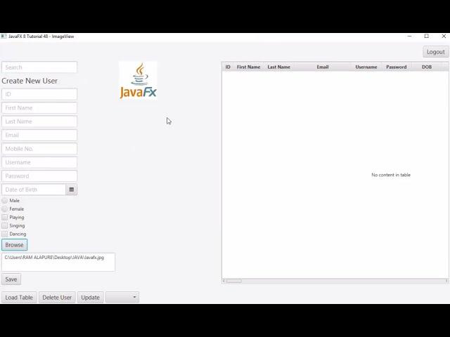 JavaFX 8 Tutorial 48 - ImageView