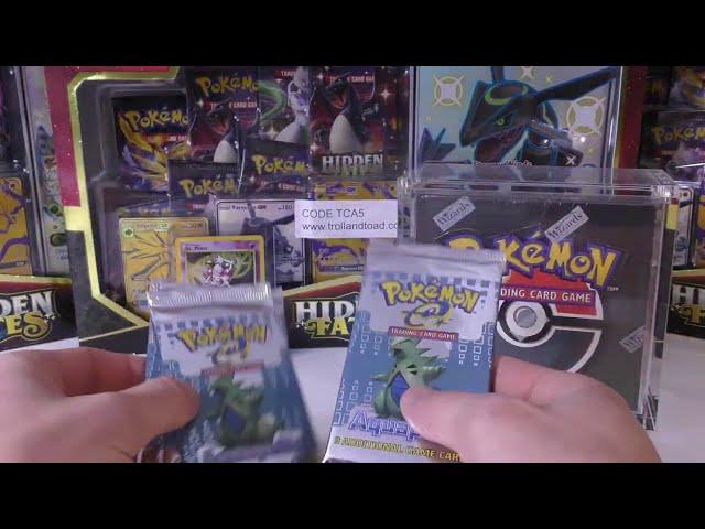 Opening 4x AQUAPOLIS Pokemon Packs !!!