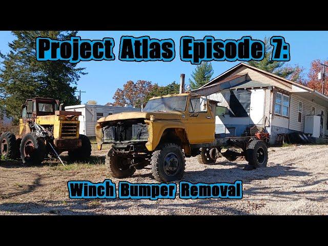 Project Atlas Episode 7: Winch Bumper Removal@Kroil