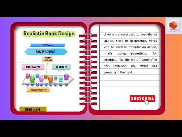 Ppt 16 How to make a realistic book in PowerPoint | Powerpoint tutorial