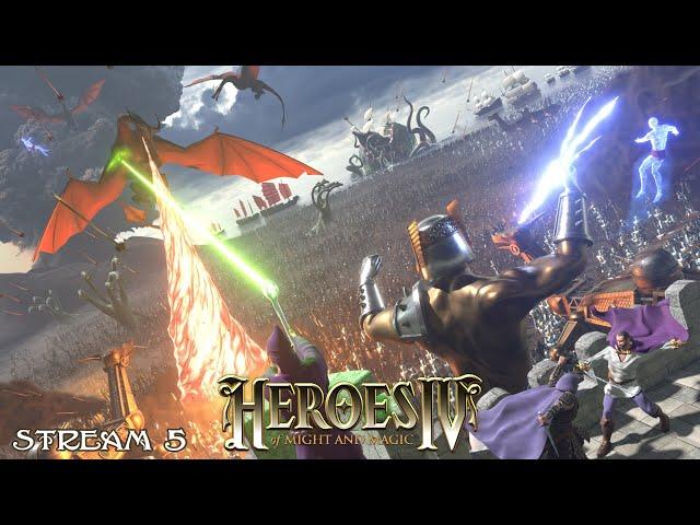 Heroes of Might and Magic IV | Стрим №5 | Полное прохождение | Heroes 4 | Герои 4