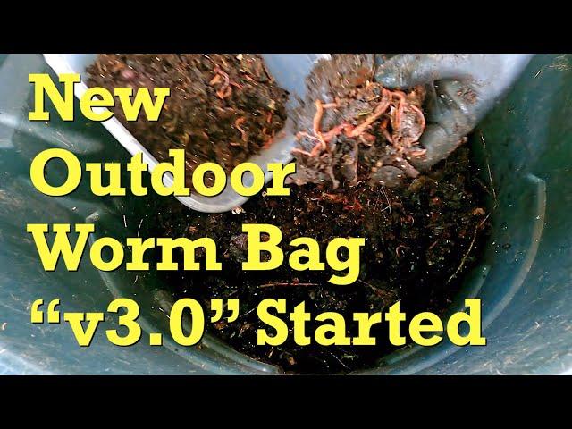 Launch of new "version 3 0" outdoor worm bag - farm vermicompost