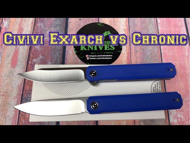 Civivi C2003 Exarch vs Chronic / includes disassembly/ front flipper vs regular flipper