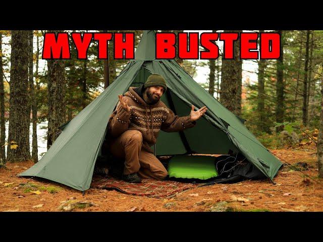 Hot Tent Camping Myths Busted