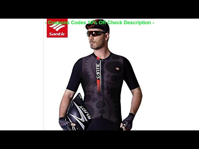 SPECIALS Santic Men Cycling Jersey 2019 Pro Team Downhill MTB Road Bik