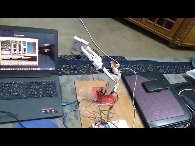 Diploma project Robotic Arm || Arduinouno controlling || Pick and place type robot.