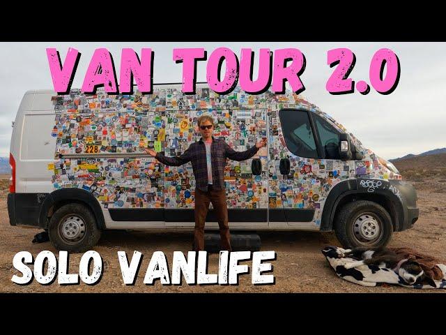 VAN TOUR 2023 | Pros & Cons | Ram Promaster | DIY Van Build