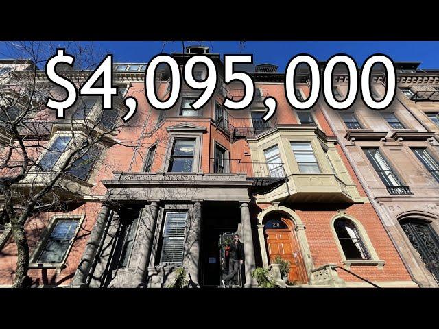 Inside a $4,095,000 Boston Brownstone Built in 1900 with a Private Rooftop Deck with River Views