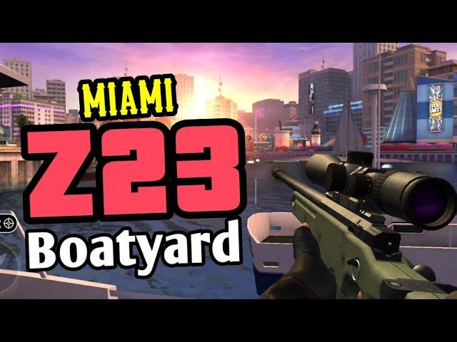 Pure Sniper Miami Z23 Boatyard All Mission Complete Gameplay Walkthrough