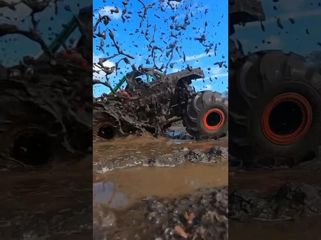 Down & Dirty! #mud #monstertruck #MonsterJam #GoPro #Jeep #Losi #RC