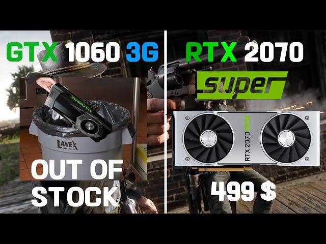 GTX 1060 3G vs RTX 2070 SUPER 8G Test in 23 Games 1080p FHD