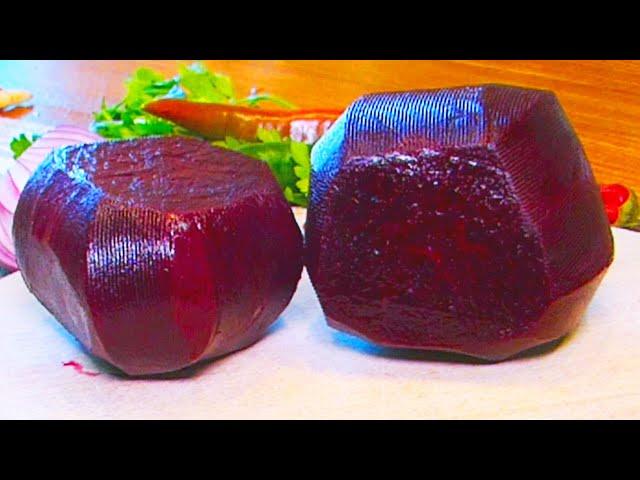 Only 2 Ingredients! They’ll eat it in a minute! Amazingly simple and delicious Beet Salad! Watch her