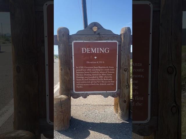 Deming historic marker #newmexico #nature #lunacounty #deming #historical #chihuahuandesert