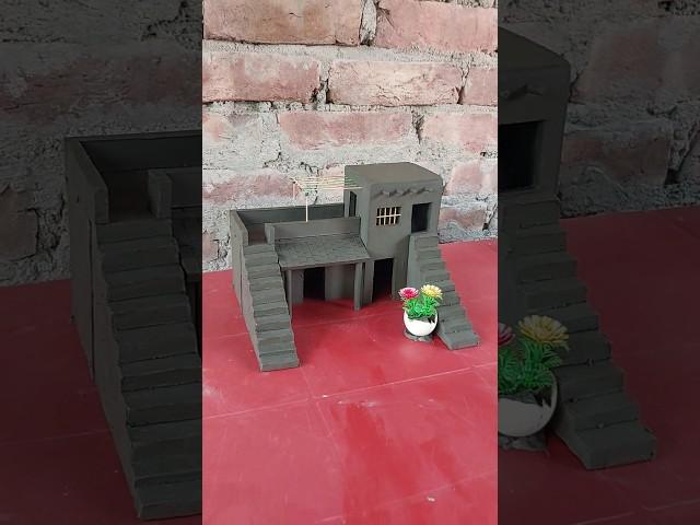 Mud house making  || #clayhouse #mudhouse #craft