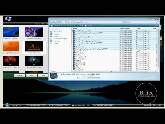 How to Change Windows Vista & XP Logon Background Screen with LogonStudio