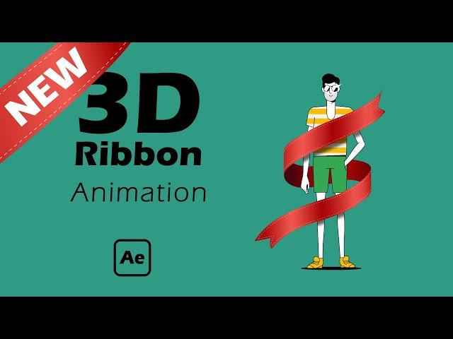 Stunning 3D Ribbon Animation in After Effects | Motion Graphics Tutorial