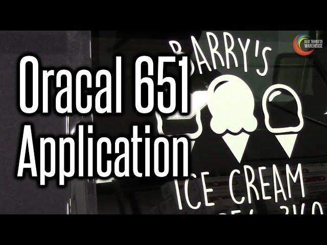 Oracal 651 Sign Vinyl Application with AJ from Heat Transfer Warehouse