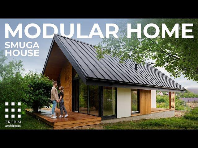 Prefab Modular Home, overview of modern sustainable architecture