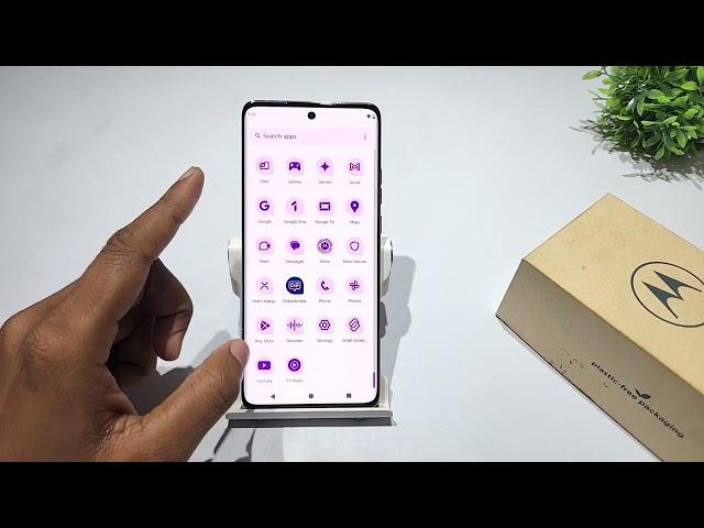 Change icons themed in moto g84 , g85 | how to set icon shape in moto g82 | app name kaise hide kare