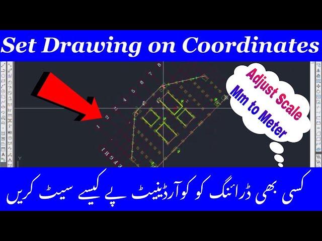 How to Set Drawing On Coordinates and Adjust Scale