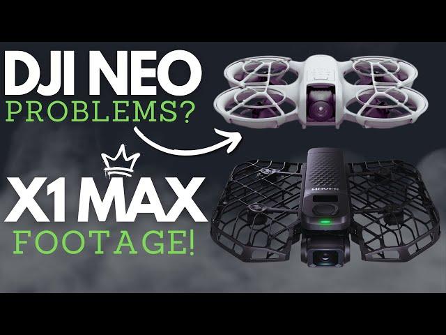 DJI Neo Problems? Hoover Air X1 Max Footage!