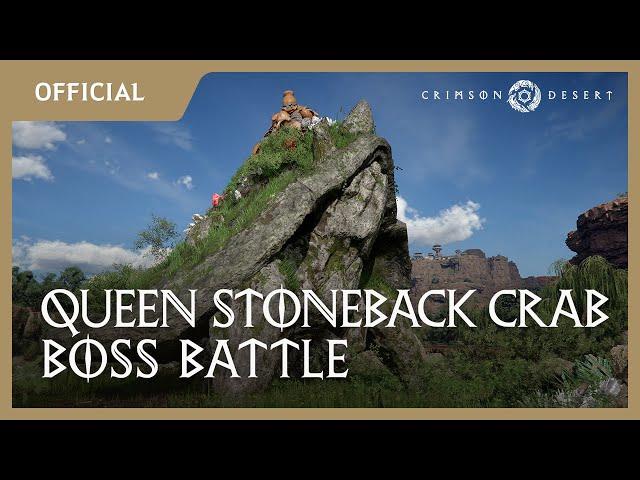 Crimson Desert – Queen Stoneback Crab Boss Battle Gameplay | gamescom 2024