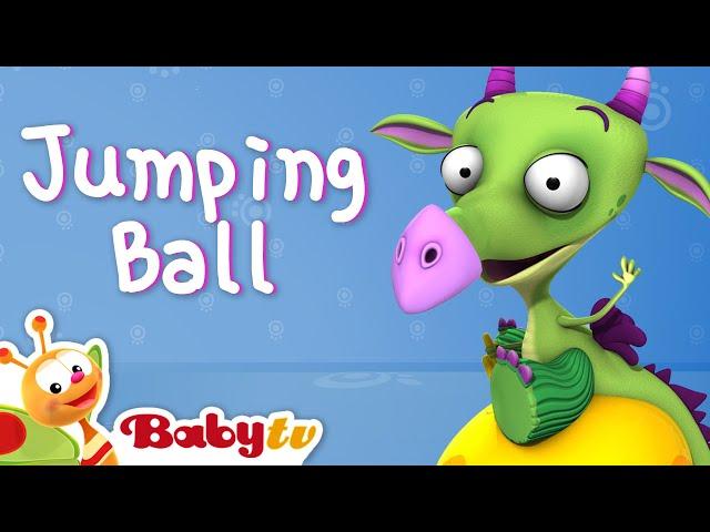 Play with Jumping Ball ​​ | Draco the Dragon  | Cartoons for Kids @BabyTV